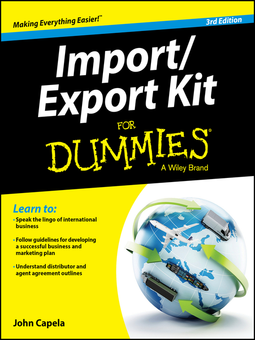 Title details for Import/Export Kit for Dummies by John J. Capela - Available
